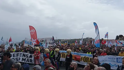 Manifestaci&oacute;n contra Altri na Pobra do Carami&ntilde;al - 9