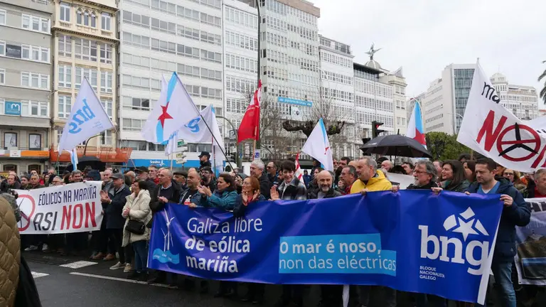 Concentraci&oacute;n A Coru&ntilde;a defensa Pesca 1