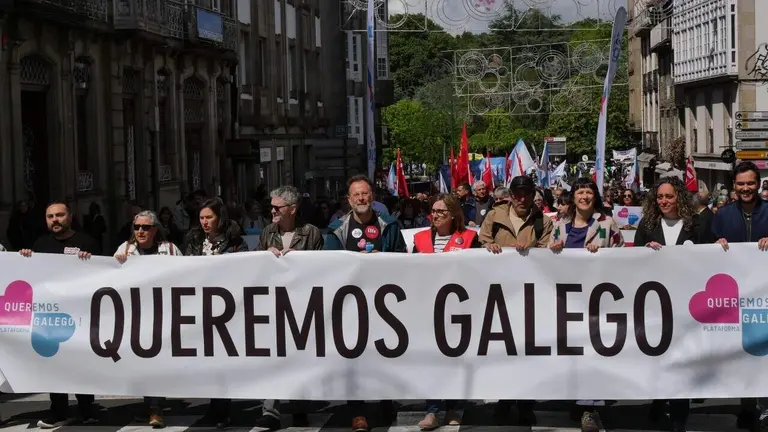 Manifestaci&oacute;n Queremos Galego