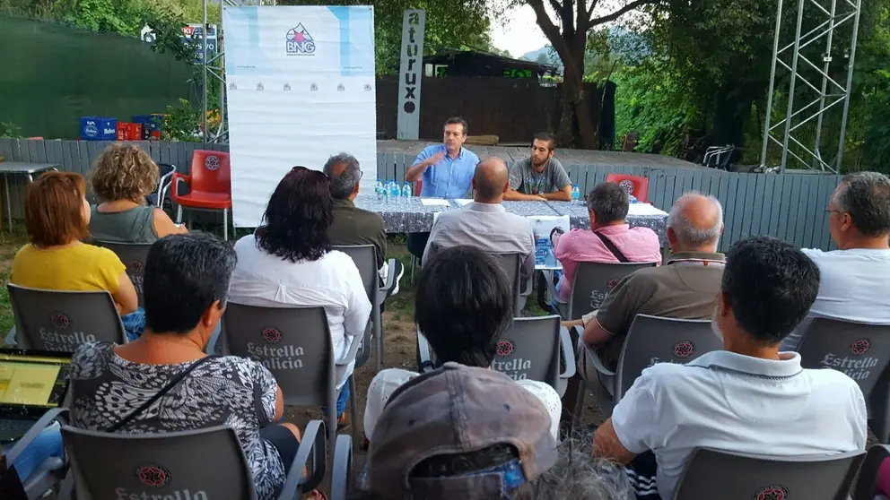 Acto de cultura en Bueu