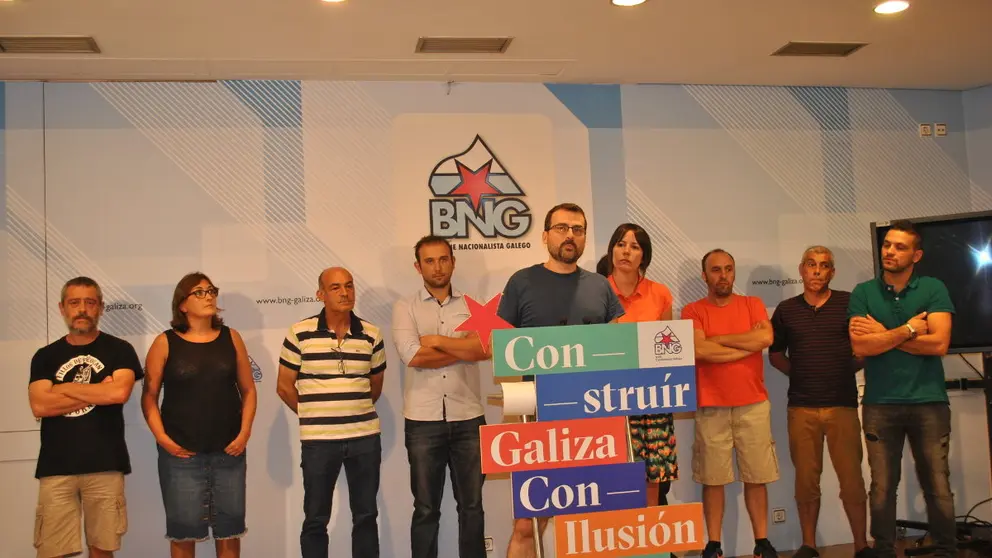 Rolda de prensa de Ana Pont&oacute;n co comit&eacute; de empresa de SEAGA