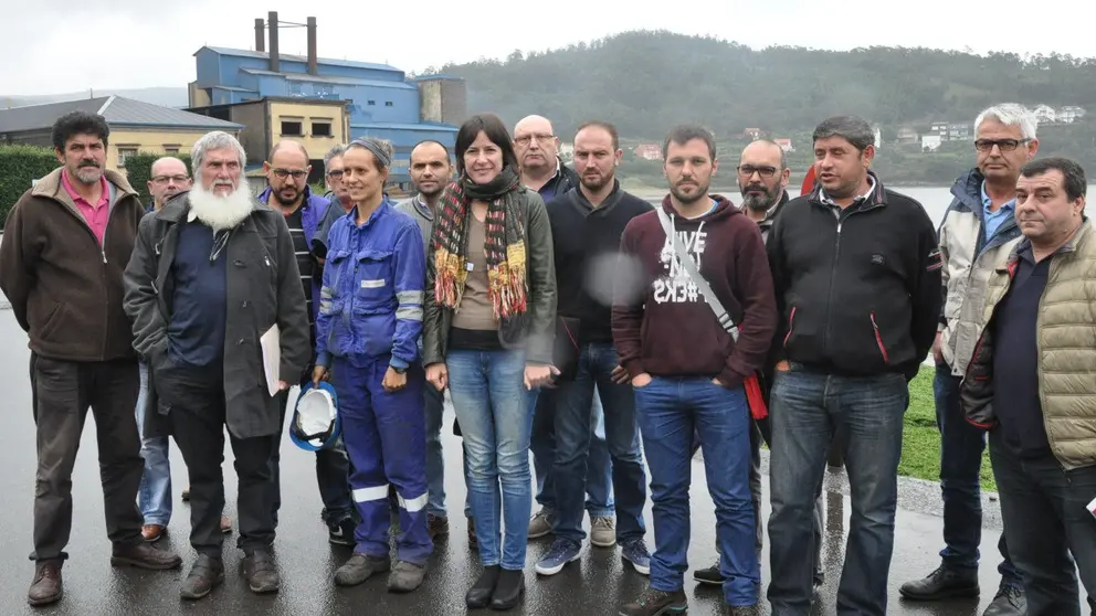 Ana Pont&oacute;n co comit&eacute; de empresa de Ferroatl&aacute;ntica