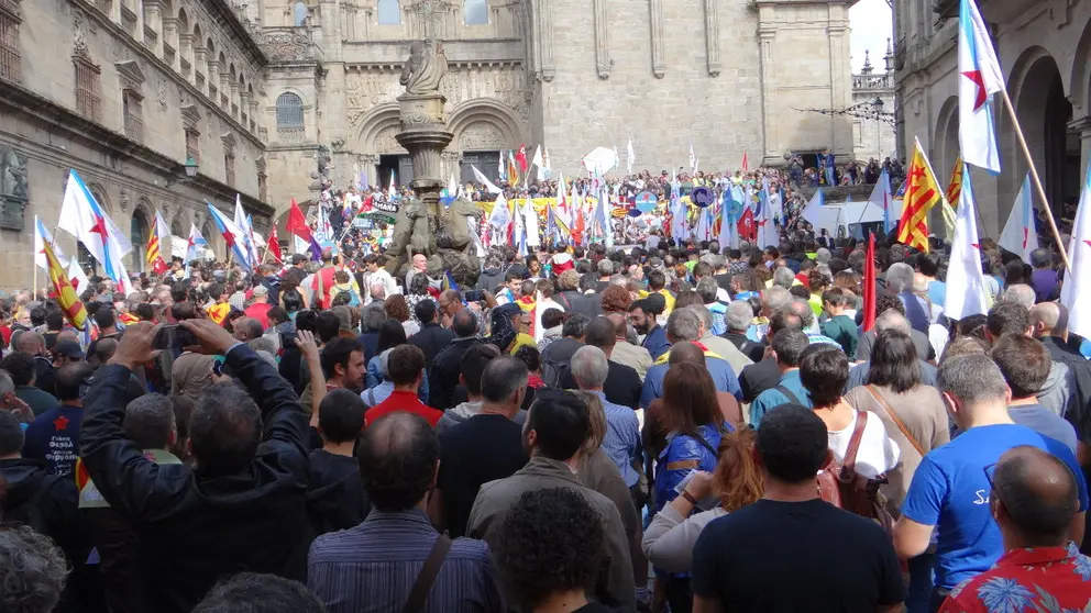 Manifestaci&oacute;n Plataforma Galiza con Catalunya