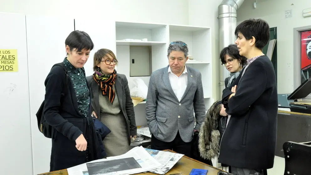 Visita &aacute; Escola de Belas Artes
