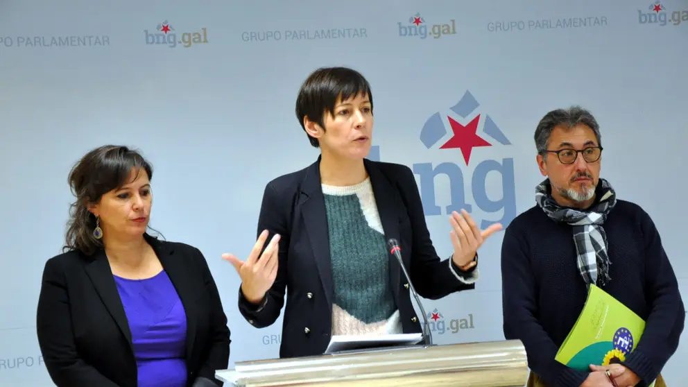 Ana Miranda, Ana Pont&oacute;n e Manuel Dacal