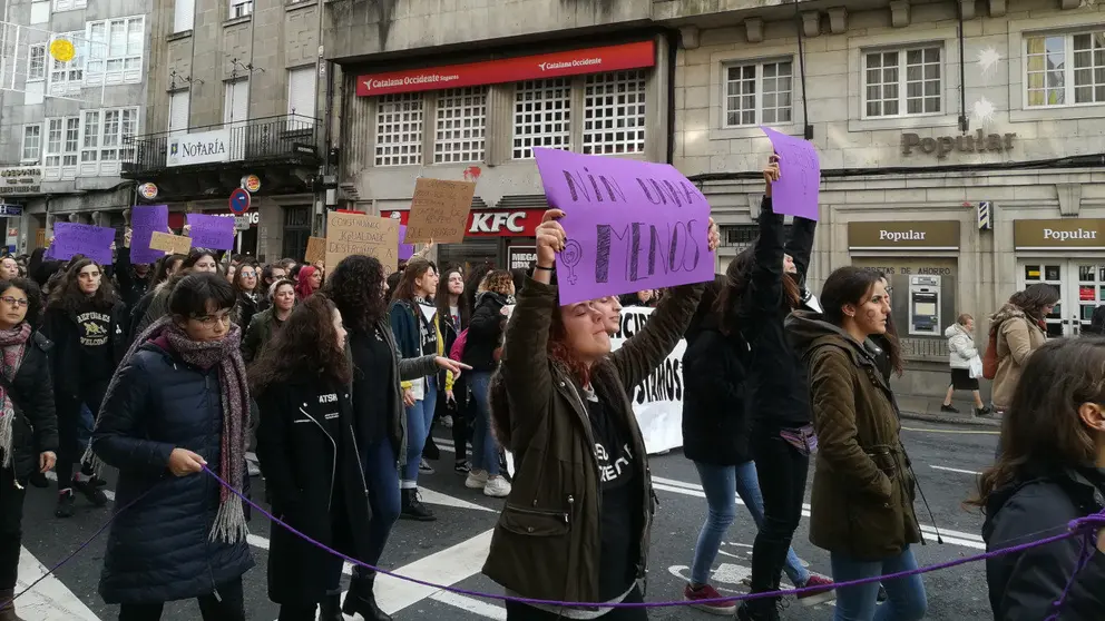 Manifestaci&oacute;n 25N Santiago de Compostela