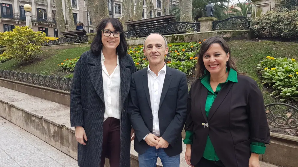 Diana Riba, Josu Juaristi e Ana Miranda