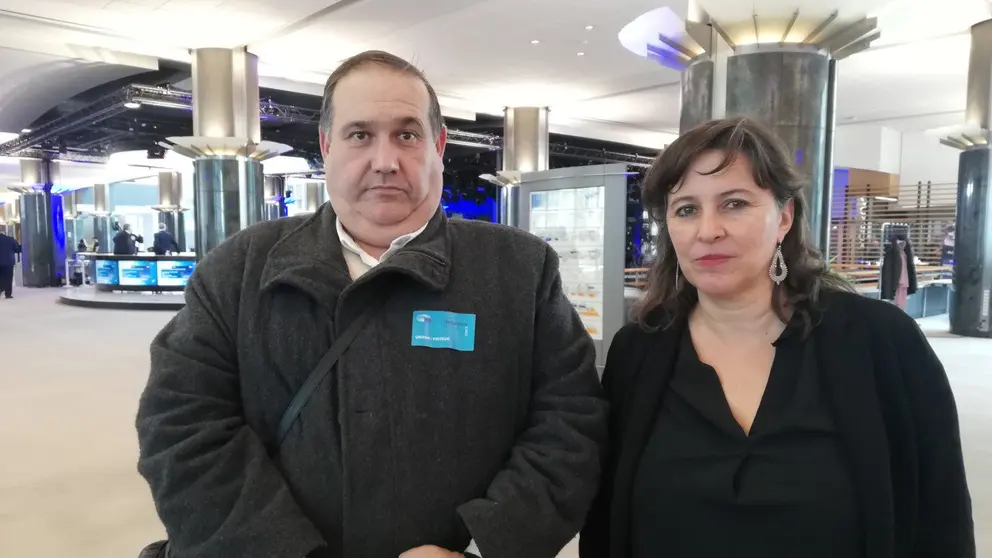 Ismael L&oacute;pez e Ana Miranda