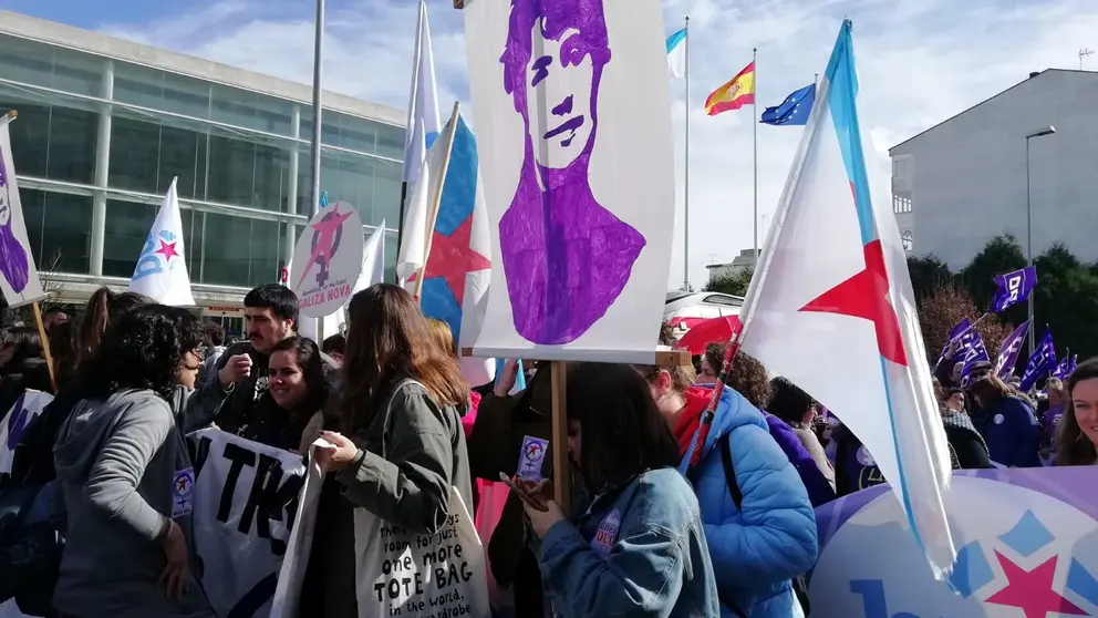 Manifestaci&oacute;n feminista Lugo 5