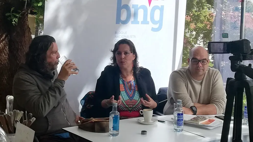 Ram&oacute;n Grosfoguel, Ana Miranda e Rub&eacute;n Cela