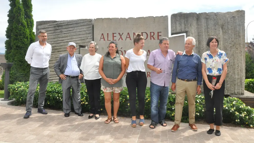 Homenaxe a Alexandre B&oacute;veda en Poio
