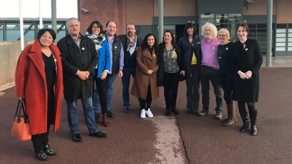 Ana Miranda visita presos catal&aacute;ns