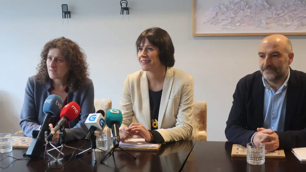 Goretti Sanmart&iacute;n, Ana Pont&oacute;n e N&eacute;stor Rego