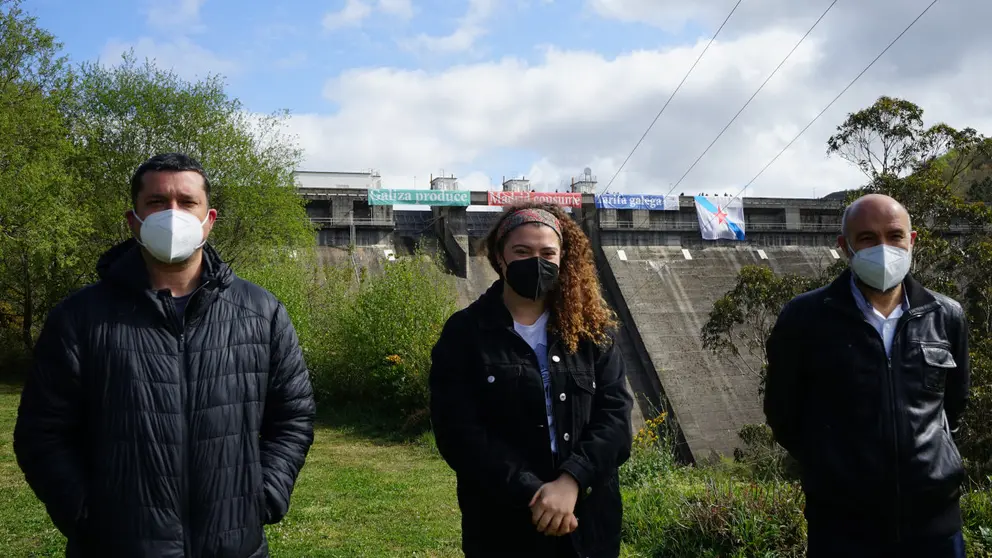 Mon Fern&aacute;ndez, Carmela Franco e N&eacute;stor Rego