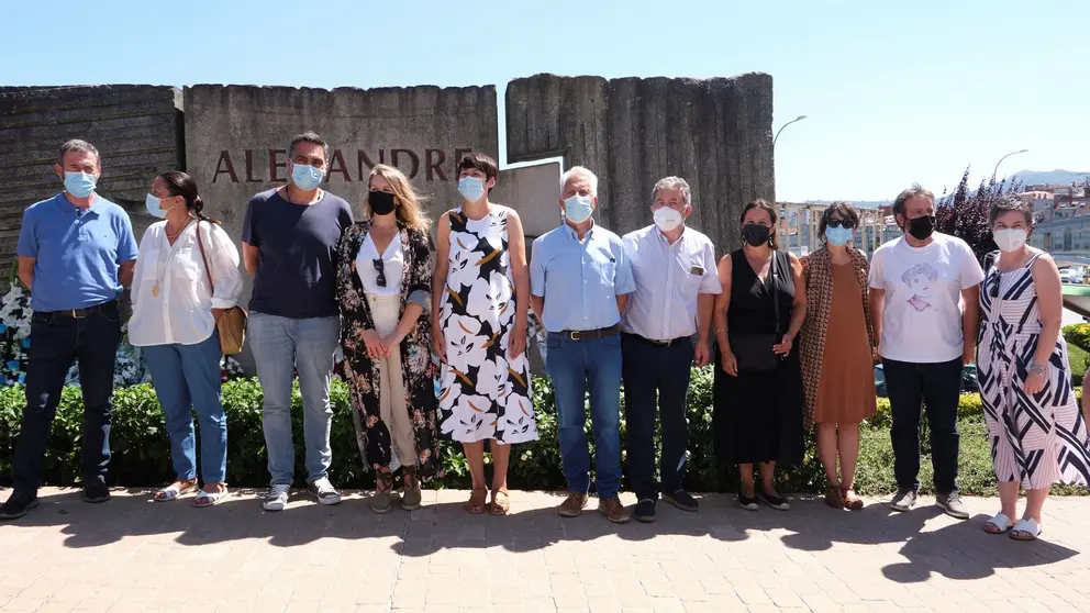 Foto Ana Pont&oacute;n. Homenxe a Alexandre B&oacute;veda, A Caeira (Poio)