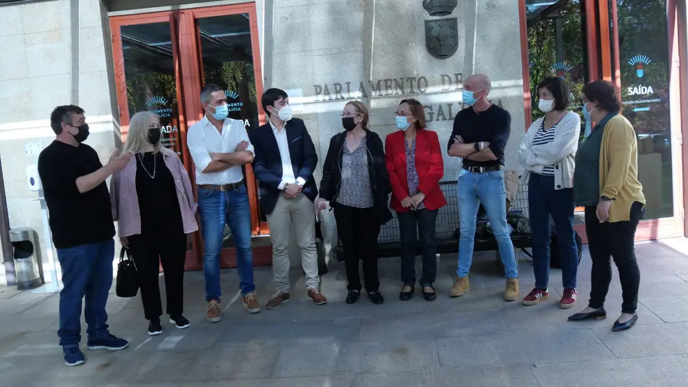 BNG - familiares patr&oacute;n Silvosa e confrar&iacute;a Malpica