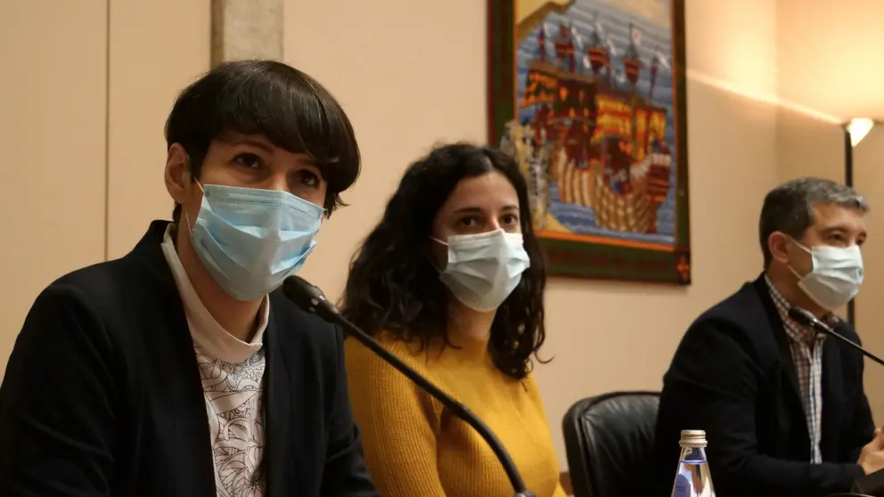 Ana Pont&oacute;n, Noa Presas e Iago Tabar&eacute;s