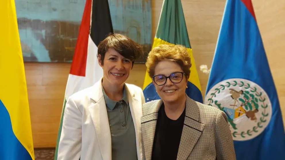 Ana Pont&oacute;n e Dilma Rousseff