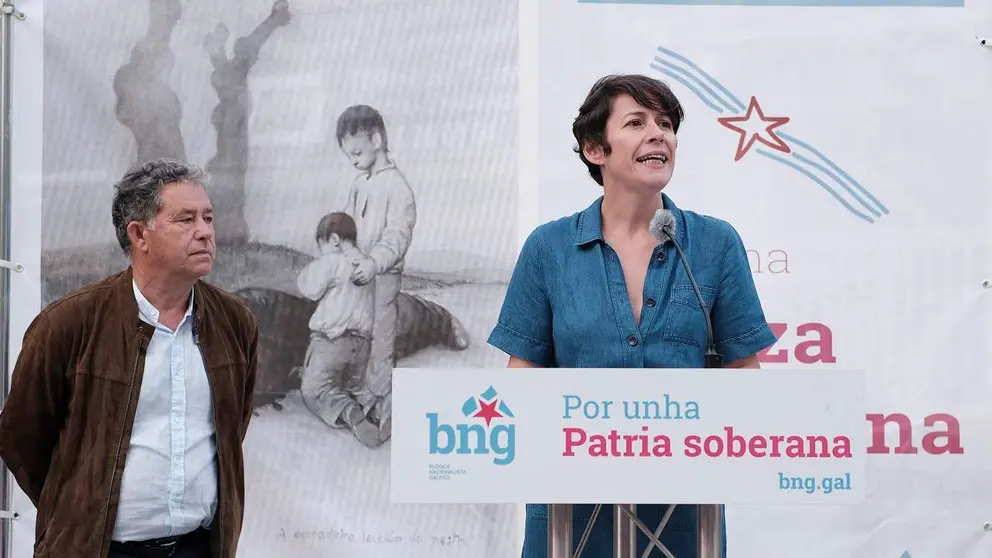 Ana Pont&oacute;n, nun momento da s&uacute;a intervenci&oacute;n