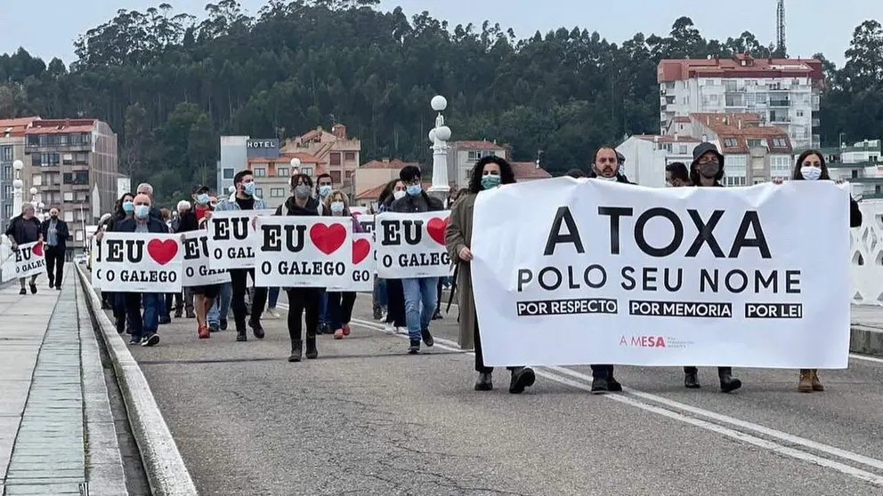 Manifestaci&oacute;n A Toxa (2021)
