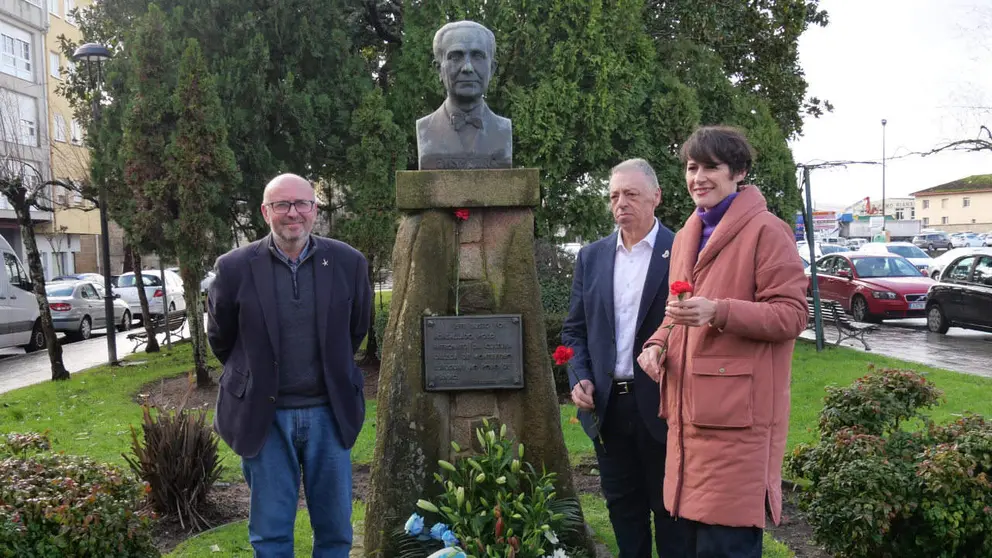 Adolfo Mu&iacute;&ntilde;os, Xusto Ord&oacute;&ntilde;ez e Ana Pont&oacute;n