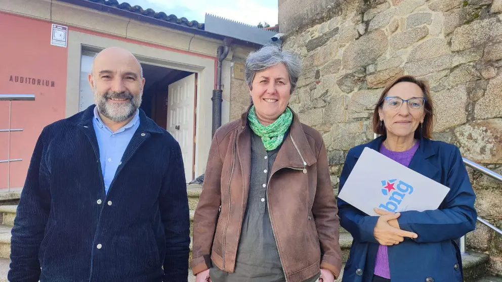 N&eacute;stor Rego, Amparo Cerecedo e Rosana P&eacute;rez