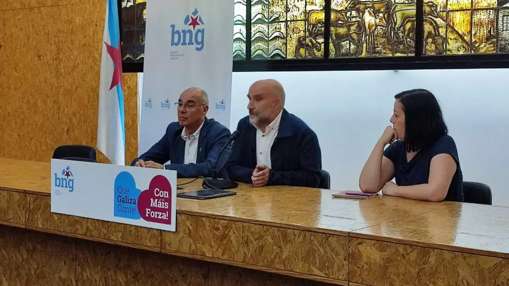 Francisco Jorquera, N&eacute;stor Rego e Iria Taibo