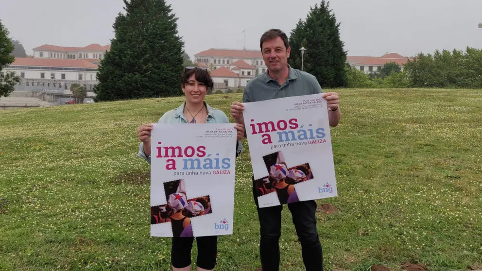 Luc&iacute;a L&oacute;pez e Xabier Campos