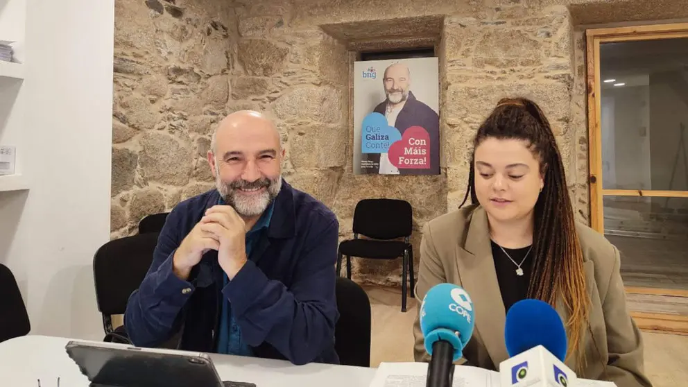 N&eacute;stor Rego e Carmela Franco