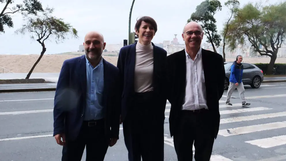 N&eacute;stor Rego, Ana Pont&oacute;n e Francisco Jorquera