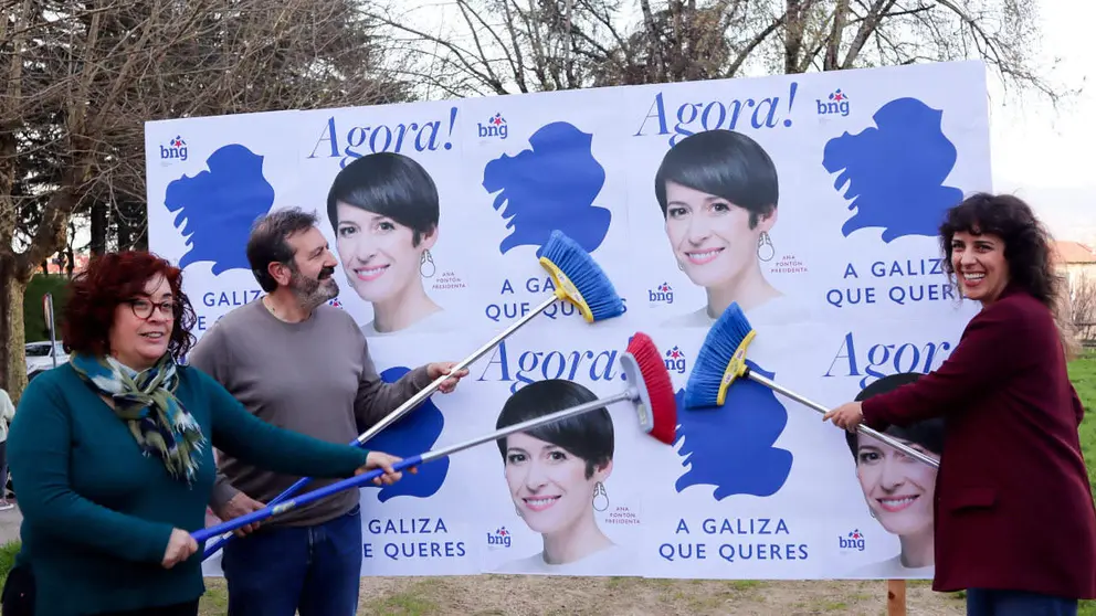 Carmela Gonz&aacute;lez, Lu&iacute;s Bar&aacute; e Alexandra Fern&aacute;ndez