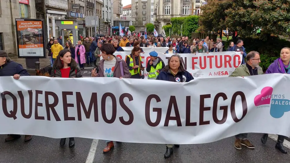 Manifestaci&oacute;n de Queremos Galego