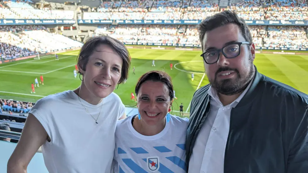 Ana Pont&oacute;n, Ana Miranda e Xabier P. Igrexas