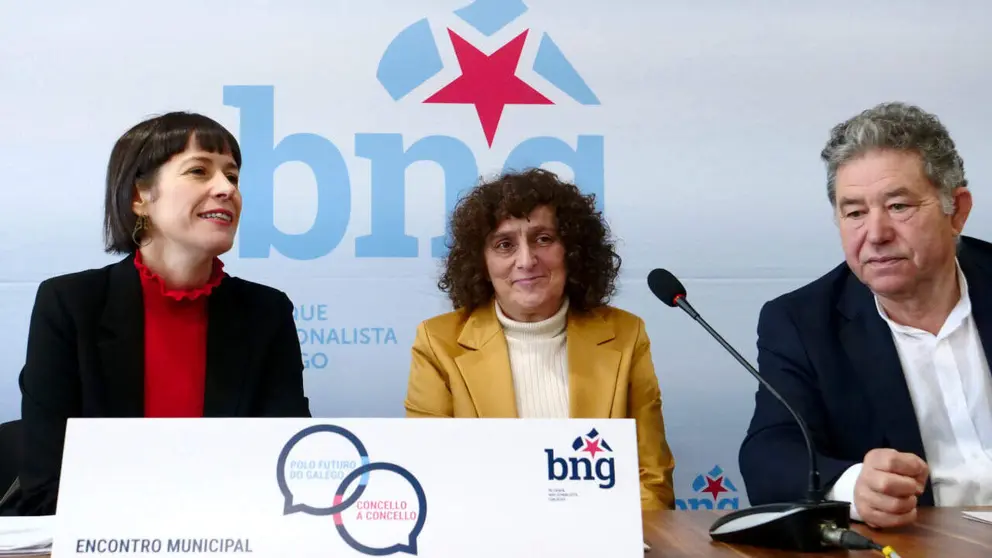Ana Pont&oacute;n, Goretti Sanmart&iacute;n e Miguel Anxo F. Lores
