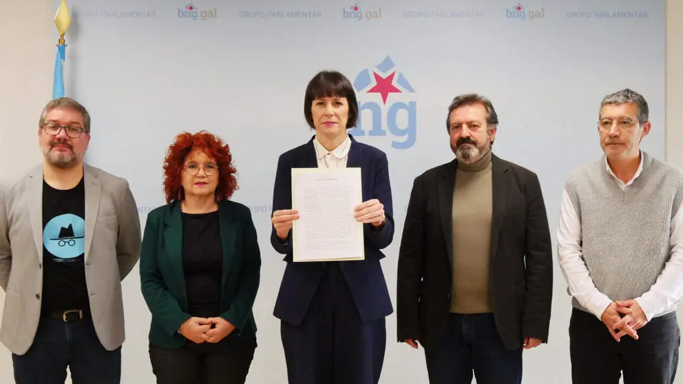 &Oacute;scar Insua, Montse Prado, Ana Pont&oacute;n, Lu&iacute;s Bar&aacute; e Iago Tabar&eacute;s