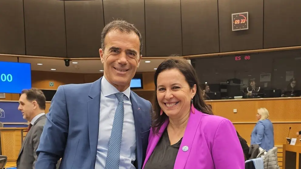 Sandro Gozi e Ana Miranda