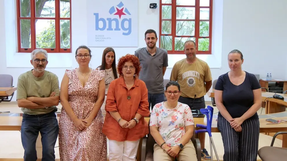Montse Prado e representantes das ANPA