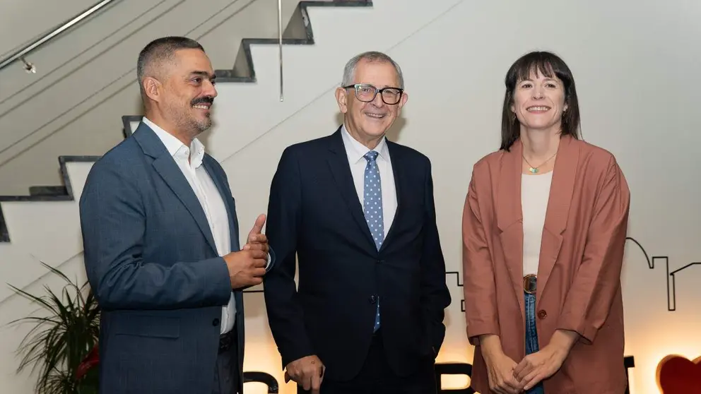 Daniel P&eacute;rez, Evencio Ferrero e Ana Pont&oacute;n