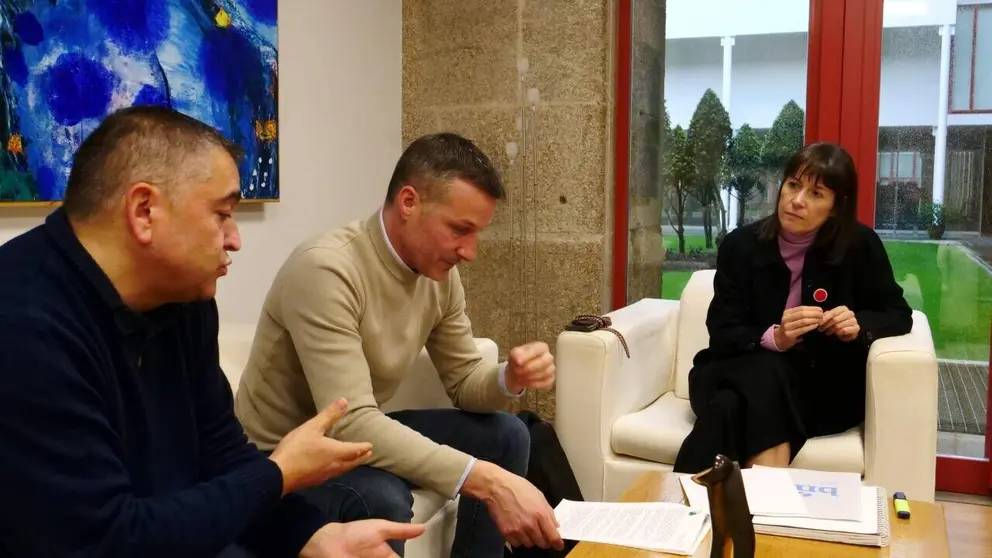 Xos&eacute; Manuel Golpez, Manuel Requeijo e Ana Pont&oacute;n