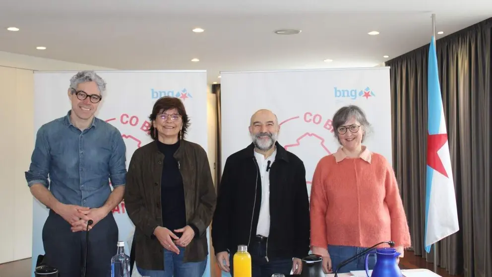 Iv&aacute;n Rivas, Carme da Silva, N&eacute;stor Rego e Pilar lozano