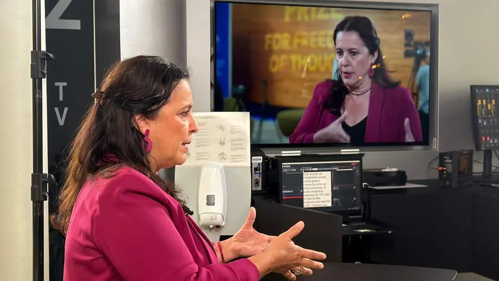 Captura da entrevista a Ana Miranda