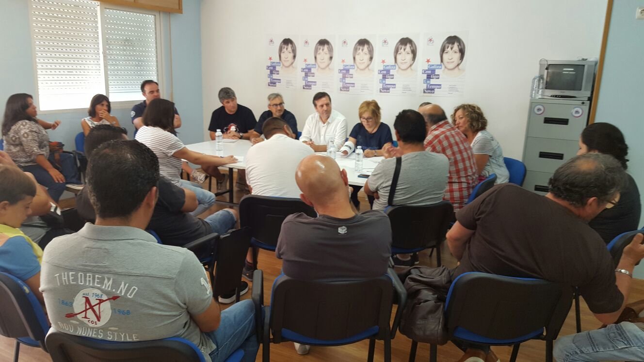 Reunión cos técnicos de emerxencia de ambulancia do Salnés