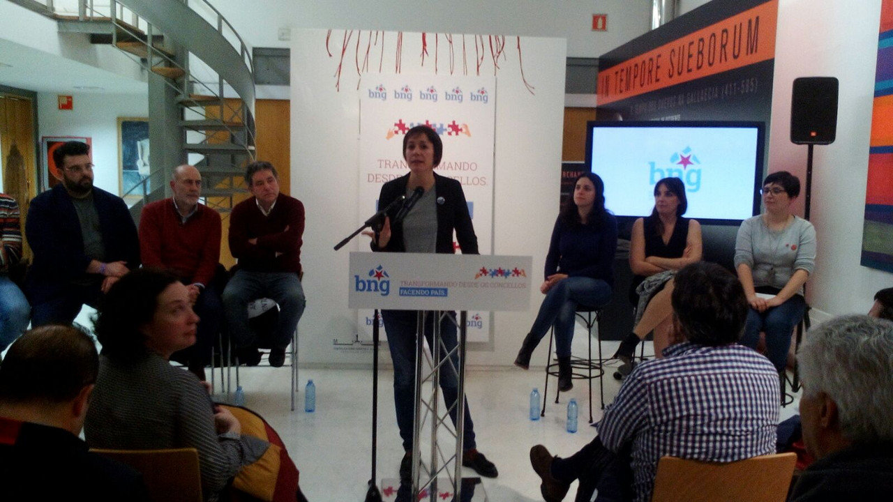 Ana Pontón en Ourense
