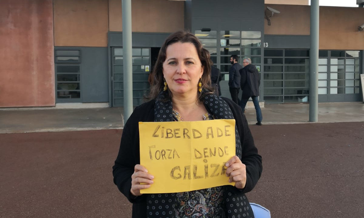 Ana Miranda visita presos cataláns