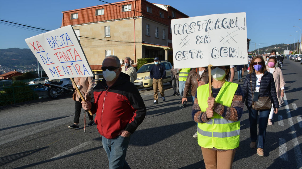 Manifestación Vigo AP-9 