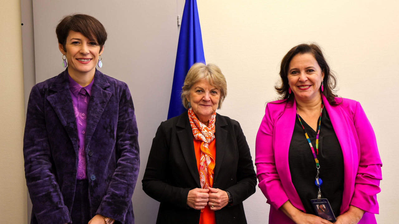 Ana Pontón, Elisa Ferreira e Ana Miranda