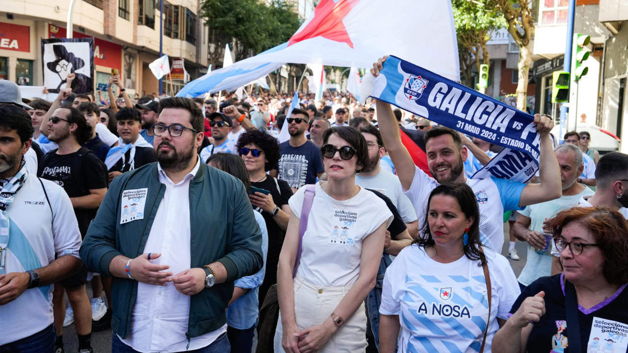 Manifestación selección