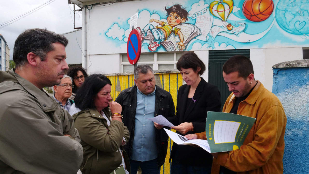 Ana Pontón visita CEIP Nicolás del Río de Cedeira