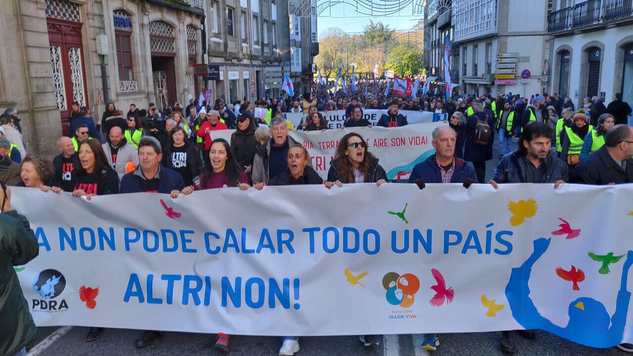 Manifestación Altri 