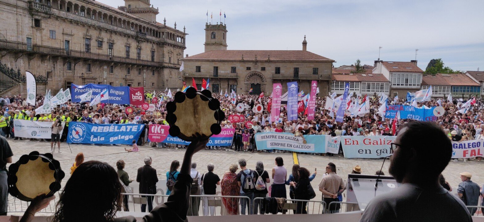 Manifestación Queremos Galego 2025